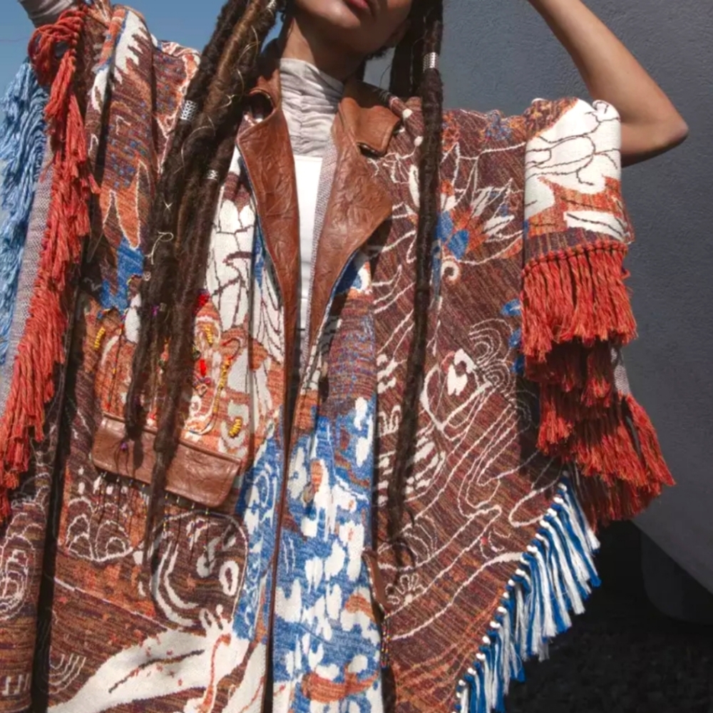 Burning Man Mexican dessert kimono